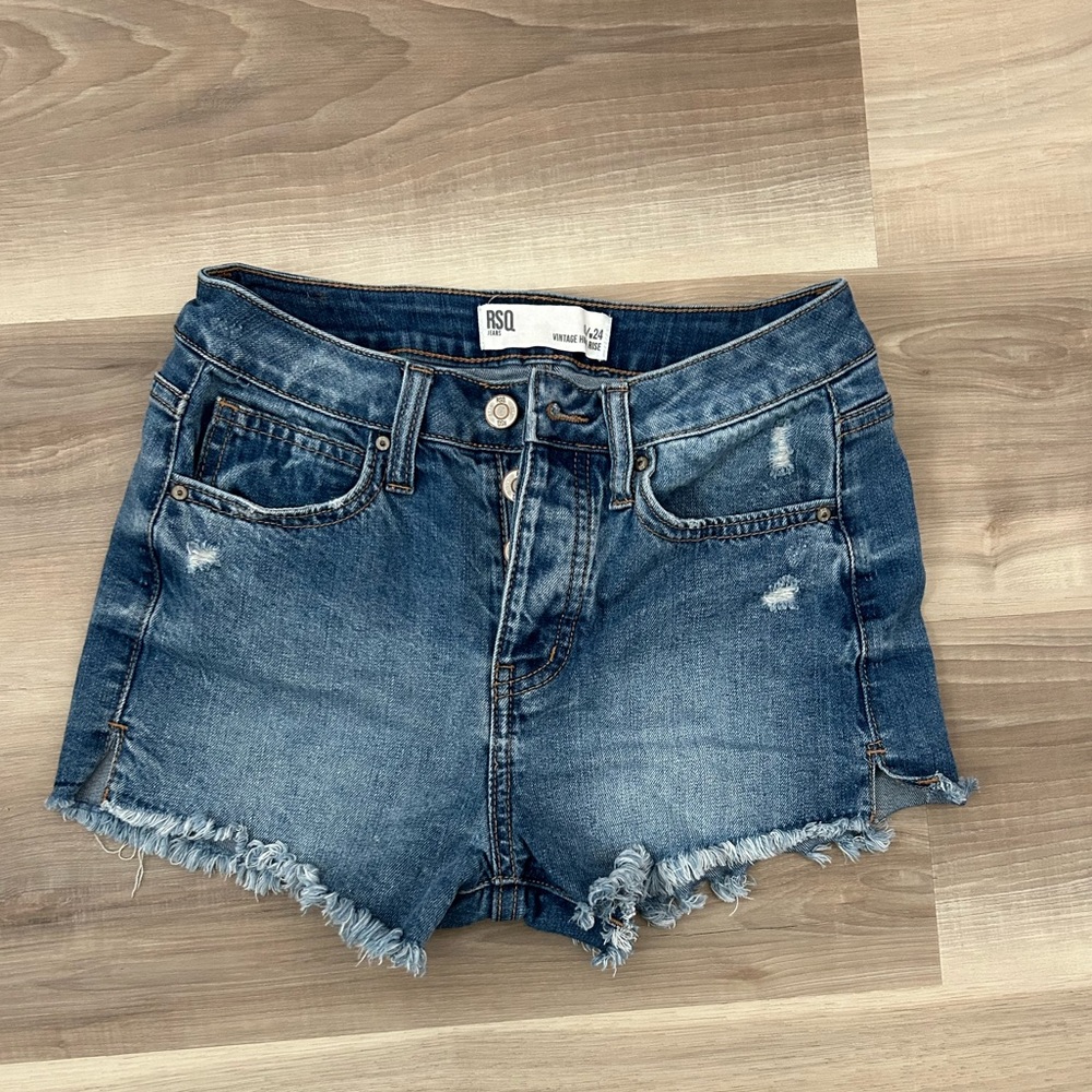Rsq Vintage High Rise Shorts w24